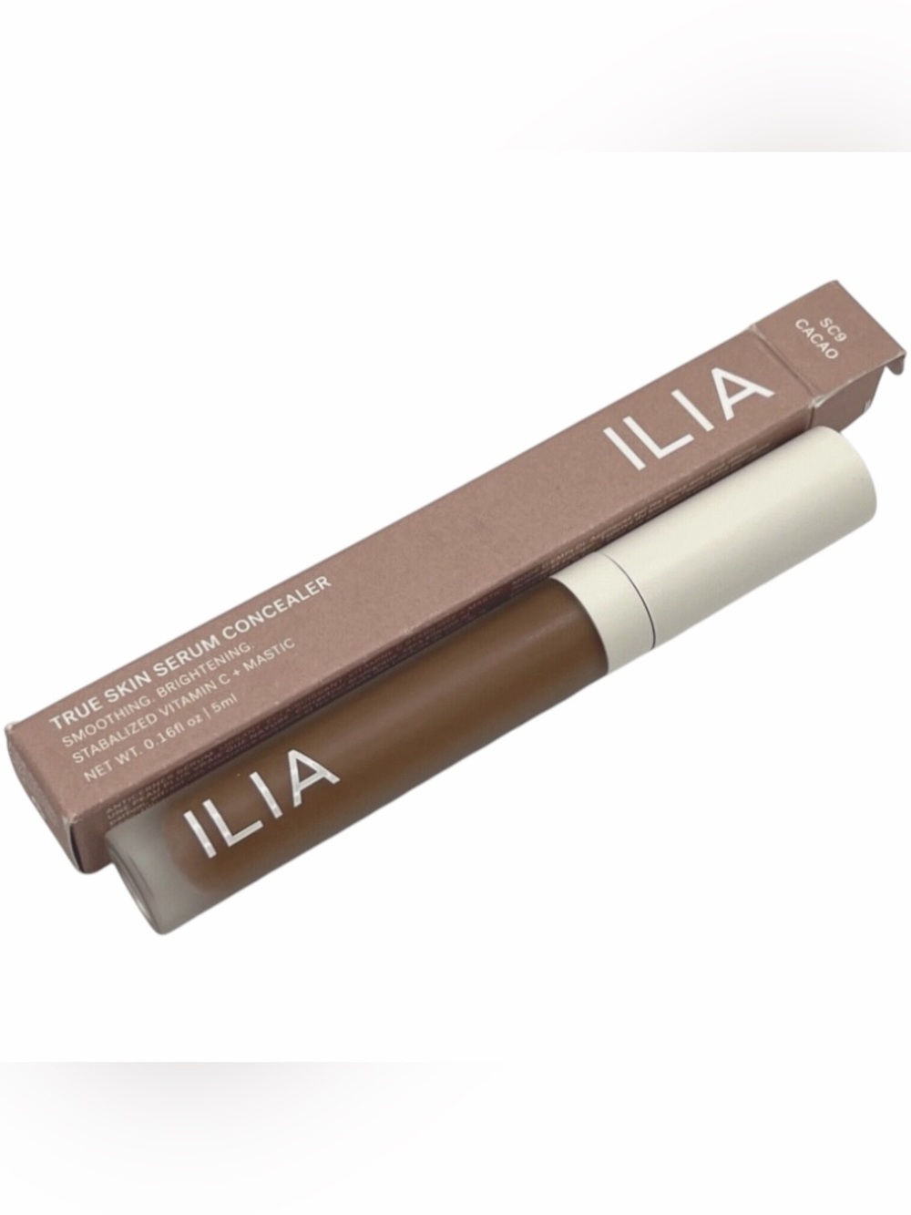 ILIA True Skin Serum Concealer in CACAO SC9, Full Size, New in Box Discontinued